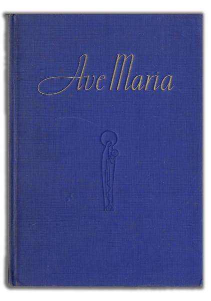 Walt Disney Signed Copy of ''Ave Maria'' From ''Fantasia''